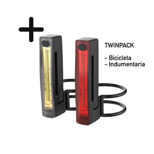 Luz Para Bicicleta Plus Black/ Twinpack